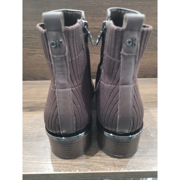 Calvin Klein Women's Deandre Slip-On Casual Booties Dark Brown 9M New - Picture 5 of 10